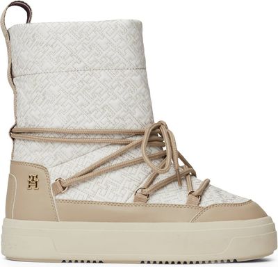 Śniegowce damskie na zimę Tommy Hilfiger ze sklepu: Gomez Fashion Store w kategorii: Śniegowce damskie - zdjęcie 874714-BD9-10338_TH245W000028G71