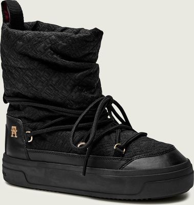 Śniegowce damskie na zimę Tommy Hilfiger ze sklepu: Gomez Fashion Store w kategorii: Śniegowce damskie - zdjęcie 874714-BD9-10338_TH245W000028D12
