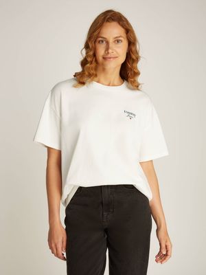 Tommy Jeans - Bluzka damska na wiosnę ze sklepu: Gomez Fashion Store w kategorii: Bluzki damskie - zdjęcie 874714-BD9-10338_TM245W000046A13