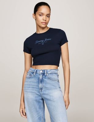 Bluzka damska młodzieżowa Tommy Jeans ze sklepu: Gomez Fashion Store w kategorii: Bluzki damskie - zdjęcie 874714-BD9-10338_TM245W000047072