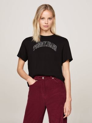 Tommy Jeans - Bluzka damska wiosenna ze sklepu: Gomez Fashion Store w kategorii: Bluzki damskie - zdjęcie 874714-BD9-10338_TM245W000051D44