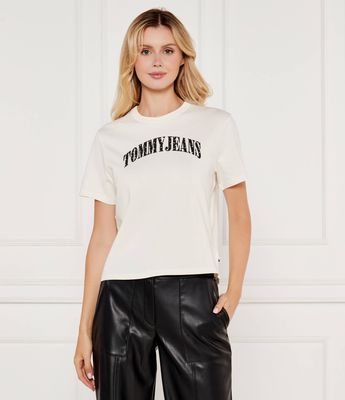 Tommy Jeans - Bluzka damska wiosenna młodzieżowa ze sklepu: Gomez Fashion Store w kategorii: Bluzki damskie - zdjęcie 874714-BD9-10338_TM245W000051E73