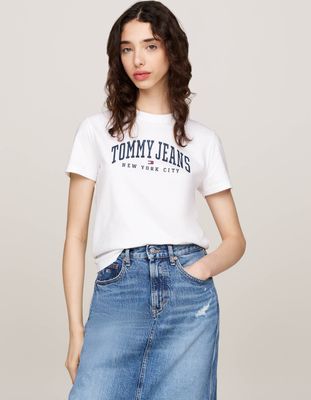 Bluzka damska młodzieżowa wiosenna Tommy Jeans ze sklepu: Gomez Fashion Store w kategorii: Bluzki damskie - zdjęcie 874714-BD9-10338_TM245W000053D90