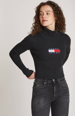 Tommy Jeans - Sweter damski casualowy ze sklepu: Gomez Fashion Store w kategorii: Swetry damskie - zdjęcie 874714-BD9-10338_TM245W000058218