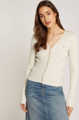 Sweter damski casualowy Tommy Jeans ze sklepu: Gomez Fashion Store w kategorii: Swetry damskie - zdjęcie 874714-BD9-10338_TM245W000060217