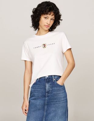 Tommy Jeans - Bluzka damska ze sklepu: Gomez Fashion Store w kategorii: Bluzki damskie - zdjęcie 874714-BD9-10338_TM245W000062A13