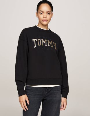 Bluza damska jesienna Tommy Jeans ze sklepu: Gomez Fashion Store w kategorii: Bluzy damskie - zdjęcie 874714-BD9-10338_TM245W000082D44