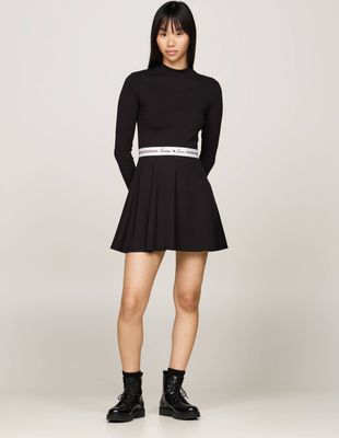 Tommy Jeans - Sukienka trapezowa ze sklepu: Gomez Fashion Store w kategorii: Sukienki - zdjęcie 874714-BD9-10338_TM245W000090D44