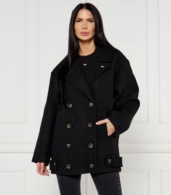Płaszcz damski Tommy Jeans ze sklepu: Gomez Fashion Store w kategorii: Płaszcze damskie - zdjęcie 874714-BD9-10338_TM245W000134D44