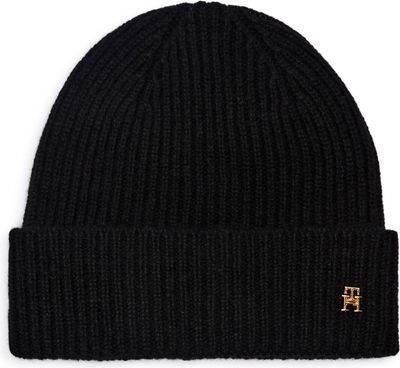 Czapka zimowa damska Tommy Hilfiger ze sklepu: Gomez Fashion Store w kategorii: Czapki zimowe damskie - zdjęcie 874714-BD9-10338_TH245W000146D12