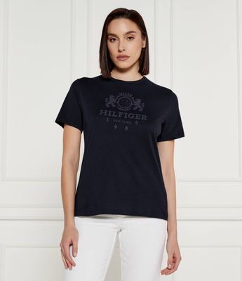Bluzka damska wiosenna Tommy Hilfiger ze sklepu: Gomez Fashion Store w kategorii: Bluzki damskie - zdjęcie 874714-BD9-10338_TH245W000212F23