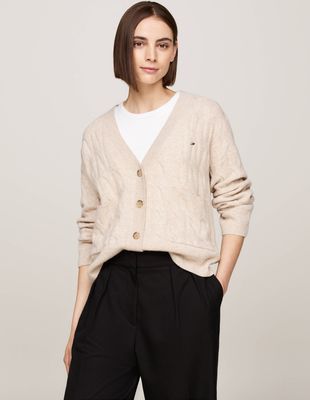 Sweter damski Tommy Hilfiger ze sklepu: Gomez Fashion Store w kategorii: Swetry damskie - zdjęcie 874714-BD9-10338_TH245W000240H55