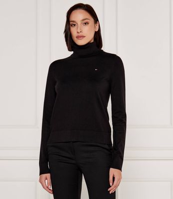 Sweter damski casual Tommy Hilfiger ze sklepu: Gomez Fashion Store w kategorii: Swetry damskie - zdjęcie 874714-BD9-10338_TH245W000246D12