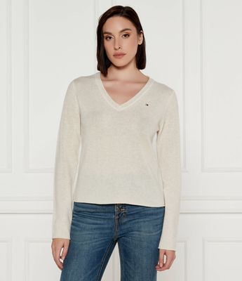 Tommy Hilfiger - Sweter damski ze sklepu: Gomez Fashion Store w kategorii: Swetry damskie - zdjęcie 874714-BD9-10338_TH245W000254F45