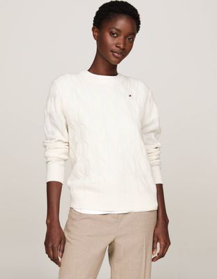 Tommy Hilfiger - Sweter damski zimowy ze sklepu: Gomez Fashion Store w kategorii: Swetry damskie
