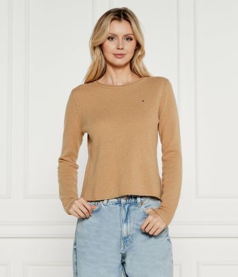 Tommy Hilfiger - Sweter damski na zimę ze sklepu: Gomez Fashion Store w kategorii: Swetry damskie - zdjęcie 874714-BD9-10338_TH245W000260F51