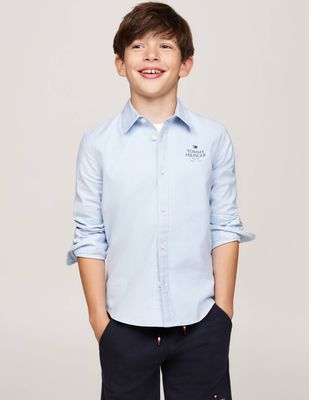 Koszula chłopięca na wiosnę Tommy Hilfiger ze sklepu: Gomez Fashion Store w kategorii: Koszule chłopięce