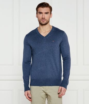Sweter męski casual Tommy Hilfiger ze sklepu: Gomez Fashion Store w kategorii: Swetry męskie - zdjęcie 874714-BD9-10338_TH245M000011O26