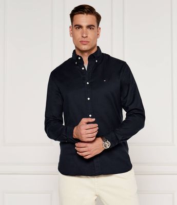 Koszula męska z kołnierzykiem button down jesienna Tommy Hilfiger ze sklepu: Gomez Fashion Store w kategorii: Koszule męskie - zdjęcie 874714-BD9-10338_TH245M000023F23
