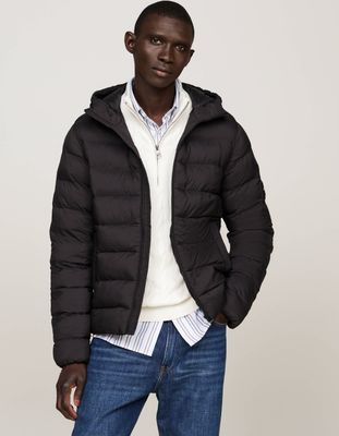 Tommy Hilfiger - Kurtka męska casualowa na zimę ze sklepu: Gomez Fashion Store w kategorii: Kurtki męskie - zdjęcie 874714-BD9-10338_TH245M000028D12