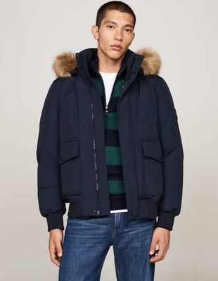 Kurtka męska casualowa Tommy Hilfiger ze sklepu: Gomez Fashion Store w kategorii: Kurtki męskie - zdjęcie 874714-BD9-10338_TH245M000035F23
