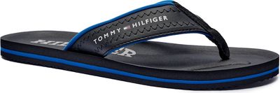 Klapki męskie na lato Tommy Hilfiger ze sklepu: Gomez Fashion Store w kategorii: Klapki męskie - zdjęcie 874714-BD9-10338_TH245M000113D12