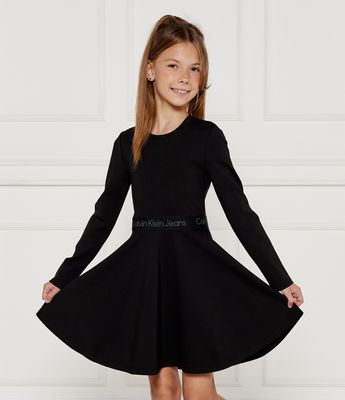 Sukienka dziewczęca jesienna Calvin Klein Jeans ze sklepu: Gomez Fashion Store w kategorii: Sukienki dziewczęce