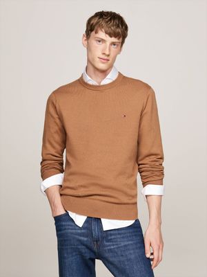 Sweter męski casual Tommy Hilfiger ze sklepu: Gomez Fashion Store w kategorii: Swetry męskie - zdjęcie 874714-BD9-10338_TH245M000010O25