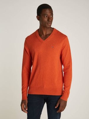 Sweter męski na zimę casualowy Tommy Hilfiger ze sklepu: Gomez Fashion Store w kategorii: Swetry męskie - zdjęcie 874714-BD9-10338_TH245M000011O31