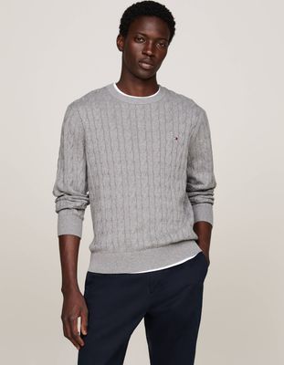 Sweter męski casual Tommy Hilfiger ze sklepu: Gomez Fashion Store w kategorii: Swetry męskie - zdjęcie 874714-BD9-10338_TH245M000014K35