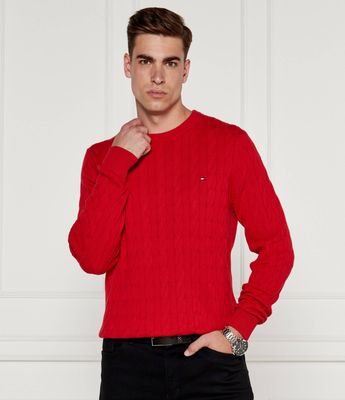 Sweter męski zimowy Tommy Hilfiger ze sklepu: Gomez Fashion Store w kategorii: Swetry męskie - zdjęcie 874714-BD9-10338_TH245M000014F24