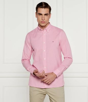Tommy Hilfiger - Koszula męska na wiosnę z kołnierzykiem button down ze sklepu: Gomez Fashion Store w kategorii: Koszule męskie - zdjęcie 874714-BD9-10338_TH245M000224O32
