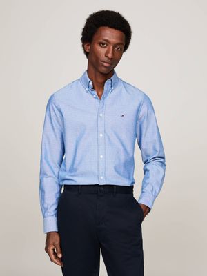 Koszula męska na wiosnę Tommy Hilfiger ze sklepu: Gomez Fashion Store w kategorii: Koszule męskie - zdjęcie 874714-BD9-10338_TH245M000017O29