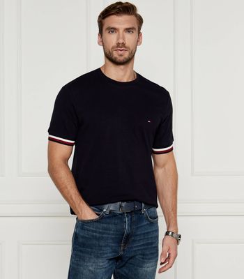 T-shirt męski Tommy Hilfiger ze sklepu: Gomez Fashion Store w kategorii: T-shirty męskie - zdjęcie 874714-BD9-10338_TH245M000245F23