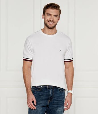 T-shirt męski na wiosnę Tommy Hilfiger ze sklepu: Gomez Fashion Store w kategorii: T-shirty męskie - zdjęcie 874714-BD9-10338_TH245M000245D96