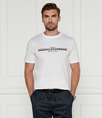 T-shirt męski na wiosnę Tommy Hilfiger ze sklepu: Gomez Fashion Store w kategorii: T-shirty męskie - zdjęcie 874714-BD9-10338_TH245M000247D96