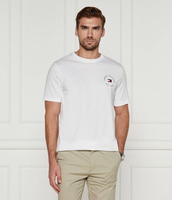 T-shirt męski casualowy Tommy Hilfiger ze sklepu: Gomez Fashion Store w kategorii: T-shirty męskie - zdjęcie 874714-BD9-10338_TH245M000249D96
