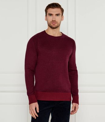 Tommy Hilfiger - Sweter męski na zimę ze sklepu: Gomez Fashion Store w kategorii: Swetry męskie - zdjęcie 874714-BD9-10338_TH245M000256D04