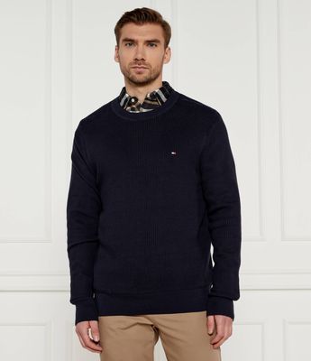 Sweter męski casual Tommy Hilfiger ze sklepu: Gomez Fashion Store w kategorii: Swetry męskie - zdjęcie 874714-BD9-10338_TH245M000258F23