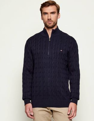 Sweter męski Tommy Hilfiger ze sklepu: Gomez Fashion Store w kategorii: Swetry męskie - zdjęcie 874714-BD9-10338_TH245M000261F23
