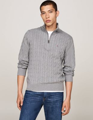 Sweter męski Tommy Hilfiger ze sklepu: Gomez Fashion Store w kategorii: Swetry męskie - zdjęcie 874714-BD9-10338_TH245M000261K35