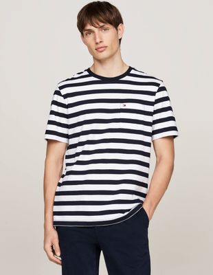 Tommy Hilfiger - T-shirt męski ze sklepu: Gomez Fashion Store w kategorii: T-shirty męskie - zdjęcie 874714-BD9-10338_TH245M000316E26