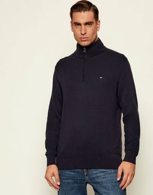 Sweter męski casualowy Tommy Hilfiger ze sklepu: Gomez Fashion Store w kategorii: Swetry męskie - zdjęcie 874714-BD9-10338_TH245M000325F23