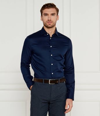 Koszula męska z kołnierzykiem button down Tommy Hilfiger ze sklepu: Gomez Fashion Store w kategorii: Koszule męskie - zdjęcie 874714-BD9-10338_TH245M000326F32