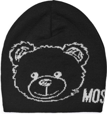 Moschino - Czapka zimowa damska ze sklepu: Gomez Fashion Store w kategorii: Czapki zimowe damskie - zdjęcie 874714-BD9-10338_MO245W000008116