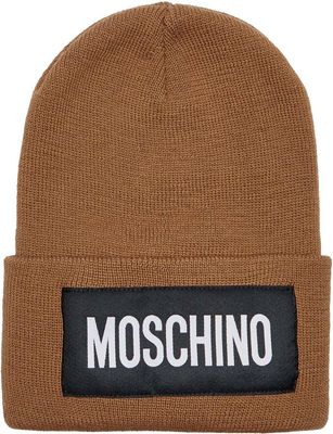Czapka zimowa damska Moschino ze sklepu: Gomez Fashion Store w kategorii: Czapki zimowe damskie - zdjęcie 874714-BD9-10338_MO245W000016003