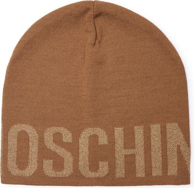Czapka zimowa damska Moschino ze sklepu: Gomez Fashion Store w kategorii: Czapki zimowe damskie - zdjęcie 874714-BD9-10338_MO245W000017031