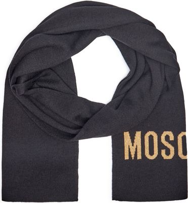 Szalik/chusta Moschino ze sklepu: Gomez Fashion Store w kategorii: Szaliki i chusty damskie - zdjęcie 874714-BD9-10338_MO245W000019116