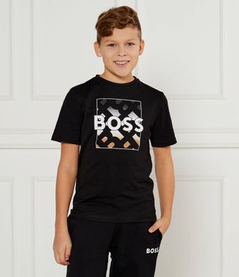 T-shirt chłopięce na lato BOSS Kidswear ze sklepu: Gomez Fashion Store w kategorii: T-shirty chłopięce