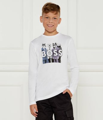 T-shirt chłopięce wiosenny BOSS Kidswear ze sklepu: Gomez Fashion Store w kategorii: T-shirty chłopięce
